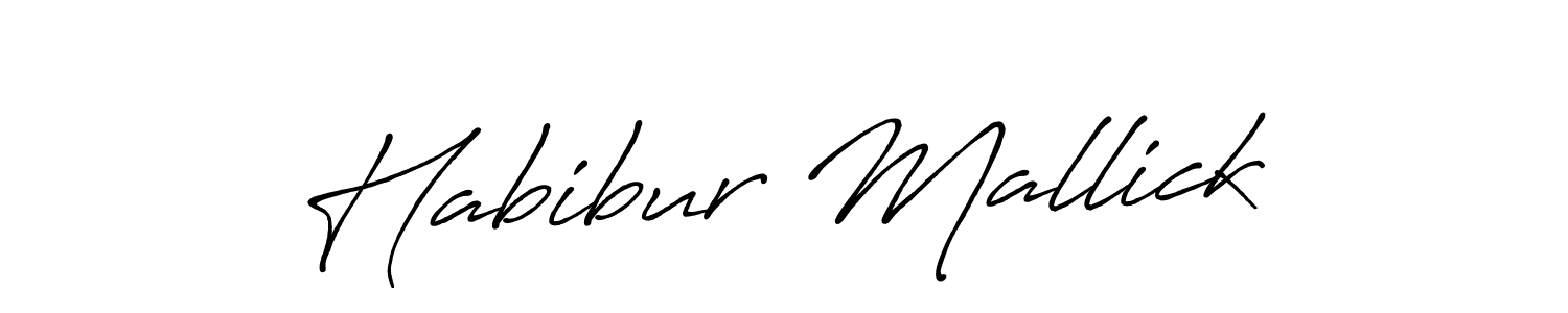 How to Draw Habibur Mallick signature style? Antro_Vectra_Bolder is a latest design signature styles for name Habibur Mallick. Habibur Mallick signature style 7 images and pictures png