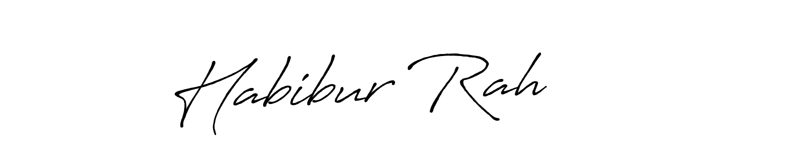 Once you've used our free online signature maker to create your best signature Antro_Vectra_Bolder style, it's time to enjoy all of the benefits that Habibur Rah      name signing documents. Habibur Rah      signature style 7 images and pictures png