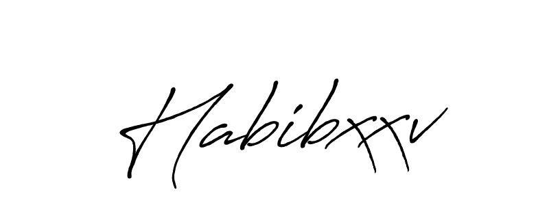 Similarly Antro_Vectra_Bolder is the best handwritten signature design. Signature creator online .You can use it as an online autograph creator for name Habibxxv. Habibxxv signature style 7 images and pictures png