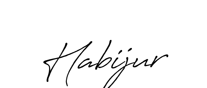 Also we have Habijur name is the best signature style. Create professional handwritten signature collection using Antro_Vectra_Bolder autograph style. Habijur signature style 7 images and pictures png
