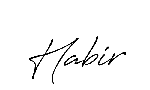 Also we have Habir name is the best signature style. Create professional handwritten signature collection using Antro_Vectra_Bolder autograph style. Habir signature style 7 images and pictures png
