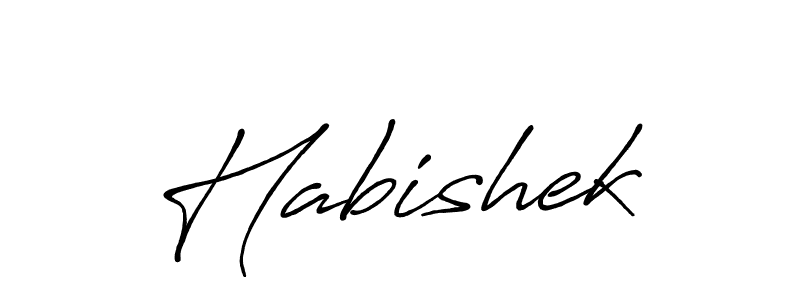 Once you've used our free online signature maker to create your best signature Antro_Vectra_Bolder style, it's time to enjoy all of the benefits that Habishek name signing documents. Habishek signature style 7 images and pictures png