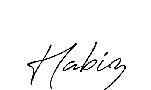 It looks lik you need a new signature style for name Habiz. Design unique handwritten (Antro_Vectra_Bolder) signature with our free signature maker in just a few clicks. Habiz signature style 7 images and pictures png