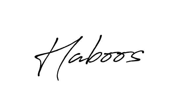 Haboos stylish signature style. Best Handwritten Sign (Antro_Vectra_Bolder) for my name. Handwritten Signature Collection Ideas for my name Haboos. Haboos signature style 7 images and pictures png