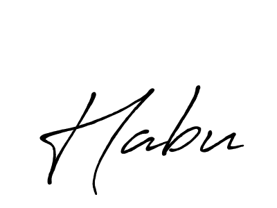 You should practise on your own different ways (Antro_Vectra_Bolder) to write your name (Habu) in signature. don't let someone else do it for you. Habu signature style 7 images and pictures png