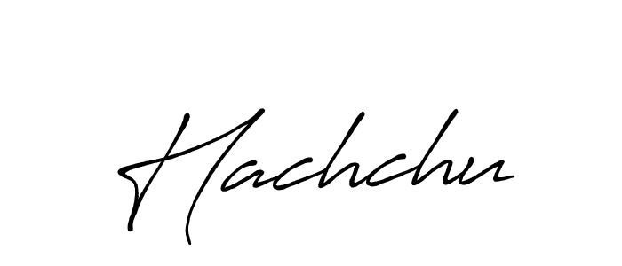 The best way (Antro_Vectra_Bolder) to make a short signature is to pick only two or three words in your name. The name Hachchu include a total of six letters. For converting this name. Hachchu signature style 7 images and pictures png