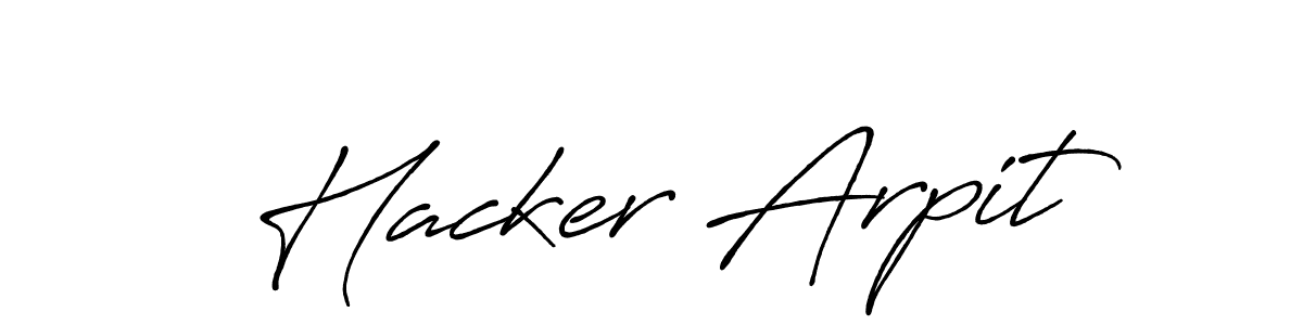 Here are the top 10 professional signature styles for the name Hacker Arpit. These are the best autograph styles you can use for your name. Hacker Arpit signature style 7 images and pictures png