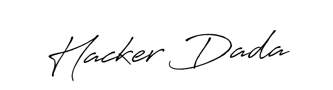 Antro_Vectra_Bolder is a professional signature style that is perfect for those who want to add a touch of class to their signature. It is also a great choice for those who want to make their signature more unique. Get Hacker Dada name to fancy signature for free. Hacker Dada signature style 7 images and pictures png