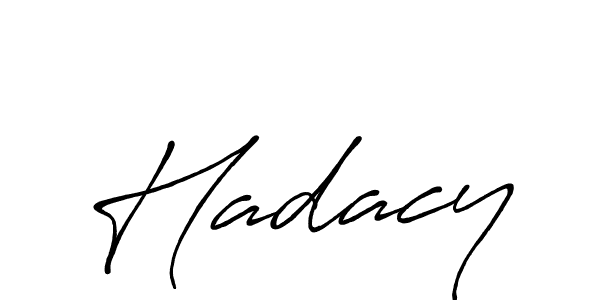 Make a beautiful signature design for name Hadacy. With this signature (Antro_Vectra_Bolder) style, you can create a handwritten signature for free. Hadacy signature style 7 images and pictures png