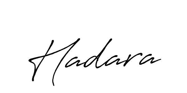 Similarly Antro_Vectra_Bolder is the best handwritten signature design. Signature creator online .You can use it as an online autograph creator for name Hadara. Hadara signature style 7 images and pictures png