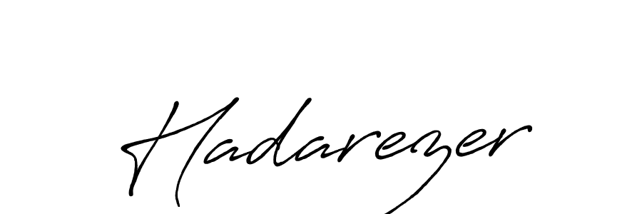 Create a beautiful signature design for name Hadarezer. With this signature (Antro_Vectra_Bolder) fonts, you can make a handwritten signature for free. Hadarezer signature style 7 images and pictures png