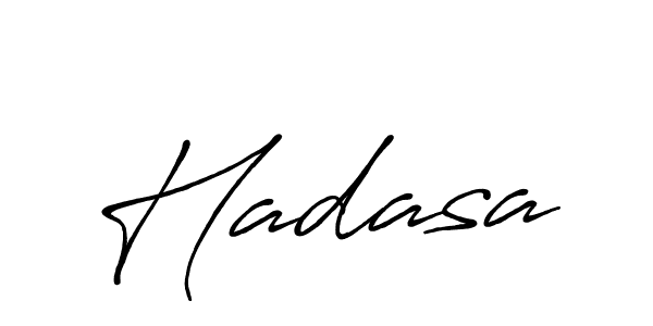 Make a beautiful signature design for name Hadasa. With this signature (Antro_Vectra_Bolder) style, you can create a handwritten signature for free. Hadasa signature style 7 images and pictures png