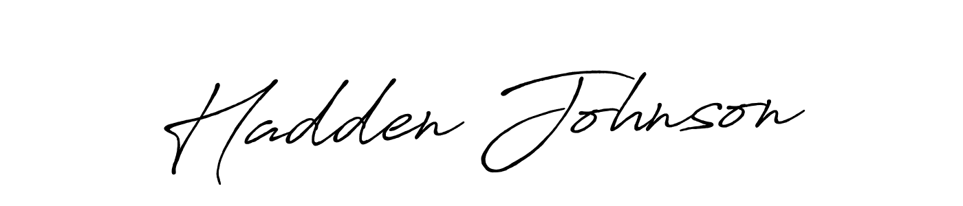 Once you've used our free online signature maker to create your best signature Antro_Vectra_Bolder style, it's time to enjoy all of the benefits that Hadden Johnson name signing documents. Hadden Johnson signature style 7 images and pictures png