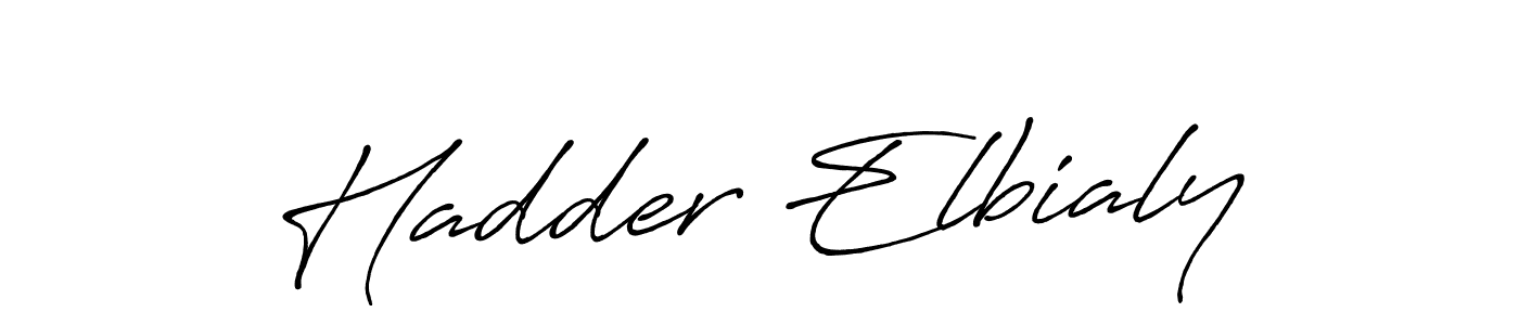 This is the best signature style for the Hadder Elbialy name. Also you like these signature font (Antro_Vectra_Bolder). Mix name signature. Hadder Elbialy signature style 7 images and pictures png