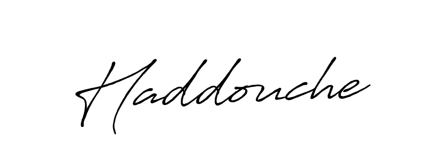 if you are searching for the best signature style for your name Haddouche. so please give up your signature search. here we have designed multiple signature styles  using Antro_Vectra_Bolder. Haddouche signature style 7 images and pictures png