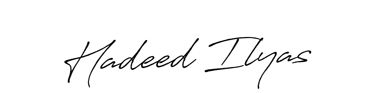 Antro_Vectra_Bolder is a professional signature style that is perfect for those who want to add a touch of class to their signature. It is also a great choice for those who want to make their signature more unique. Get Hadeed Ilyas name to fancy signature for free. Hadeed Ilyas signature style 7 images and pictures png