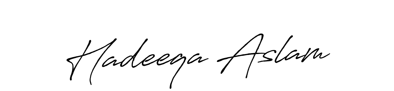 The best way (Antro_Vectra_Bolder) to make a short signature is to pick only two or three words in your name. The name Hadeeqa Aslam include a total of six letters. For converting this name. Hadeeqa Aslam signature style 7 images and pictures png