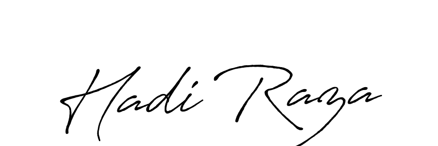 The best way (Antro_Vectra_Bolder) to make a short signature is to pick only two or three words in your name. The name Hadi Raza include a total of six letters. For converting this name. Hadi Raza signature style 7 images and pictures png