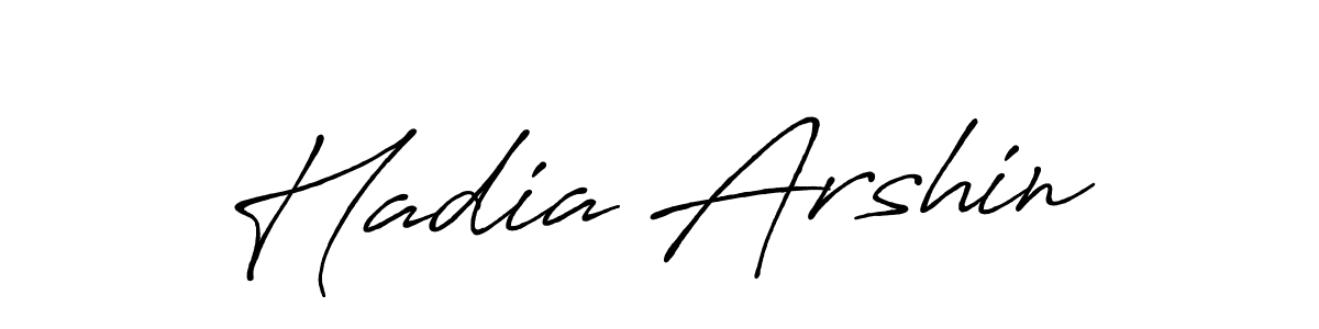 The best way (Antro_Vectra_Bolder) to make a short signature is to pick only two or three words in your name. The name Hadia Arshin include a total of six letters. For converting this name. Hadia Arshin signature style 7 images and pictures png