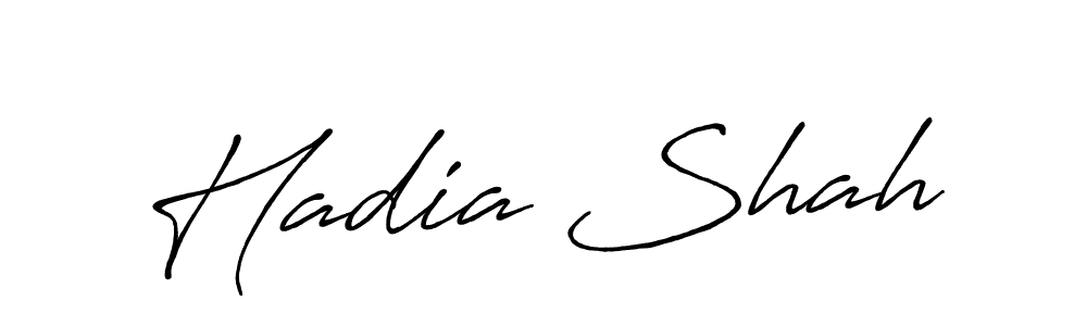 Similarly Antro_Vectra_Bolder is the best handwritten signature design. Signature creator online .You can use it as an online autograph creator for name Hadia Shah. Hadia Shah signature style 7 images and pictures png