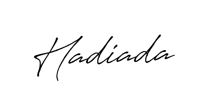 Create a beautiful signature design for name Hadiada. With this signature (Antro_Vectra_Bolder) fonts, you can make a handwritten signature for free. Hadiada signature style 7 images and pictures png