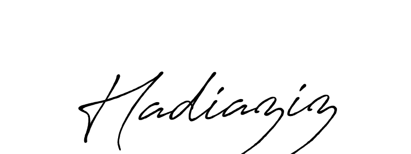 Also we have Hadiaziz name is the best signature style. Create professional handwritten signature collection using Antro_Vectra_Bolder autograph style. Hadiaziz signature style 7 images and pictures png