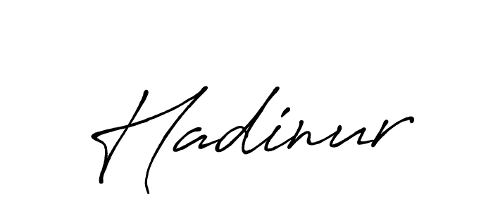 How to make Hadinur name signature. Use Antro_Vectra_Bolder style for creating short signs online. This is the latest handwritten sign. Hadinur signature style 7 images and pictures png