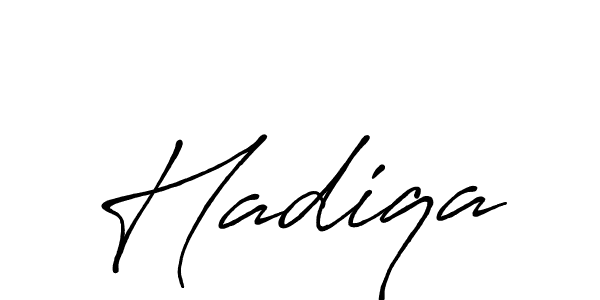 Design your own signature with our free online signature maker. With this signature software, you can create a handwritten (Antro_Vectra_Bolder) signature for name Hadiqa. Hadiqa signature style 7 images and pictures png