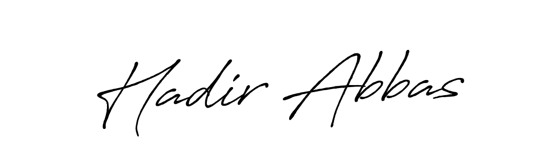 Antro_Vectra_Bolder is a professional signature style that is perfect for those who want to add a touch of class to their signature. It is also a great choice for those who want to make their signature more unique. Get Hadir Abbas name to fancy signature for free. Hadir Abbas signature style 7 images and pictures png