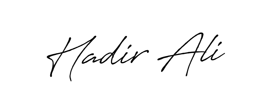 Similarly Antro_Vectra_Bolder is the best handwritten signature design. Signature creator online .You can use it as an online autograph creator for name Hadir Ali. Hadir Ali signature style 7 images and pictures png
