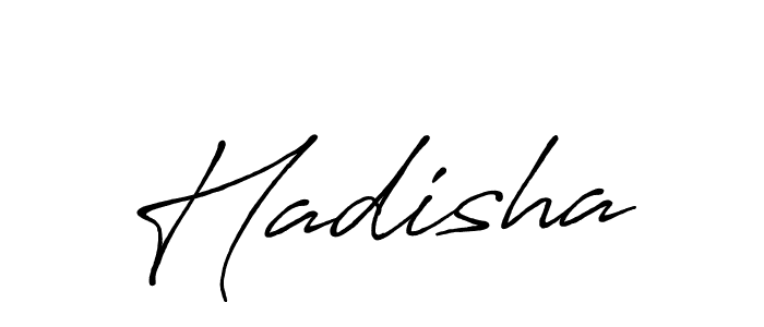 if you are searching for the best signature style for your name Hadisha. so please give up your signature search. here we have designed multiple signature styles  using Antro_Vectra_Bolder. Hadisha signature style 7 images and pictures png