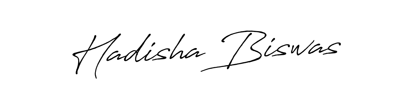 Hadisha Biswas stylish signature style. Best Handwritten Sign (Antro_Vectra_Bolder) for my name. Handwritten Signature Collection Ideas for my name Hadisha Biswas. Hadisha Biswas signature style 7 images and pictures png