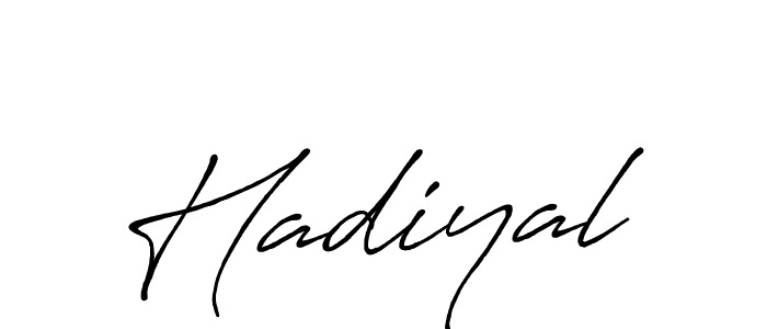 Also You can easily find your signature by using the search form. We will create Hadiyal name handwritten signature images for you free of cost using Antro_Vectra_Bolder sign style. Hadiyal signature style 7 images and pictures png