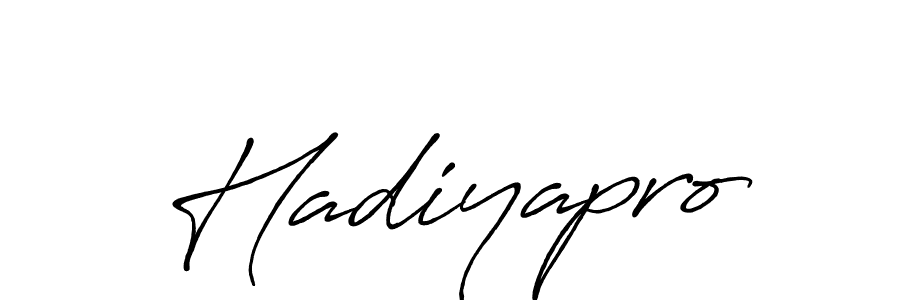 Make a short Hadiyapro signature style. Manage your documents anywhere anytime using Antro_Vectra_Bolder. Create and add eSignatures, submit forms, share and send files easily. Hadiyapro signature style 7 images and pictures png