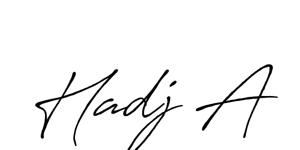 Make a beautiful signature design for name Hadj A. Use this online signature maker to create a handwritten signature for free. Hadj A signature style 7 images and pictures png