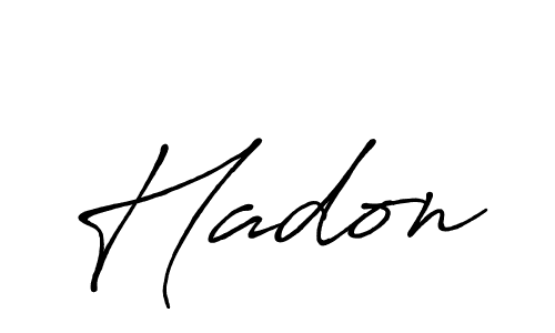 You should practise on your own different ways (Antro_Vectra_Bolder) to write your name (Hadon) in signature. don't let someone else do it for you. Hadon signature style 7 images and pictures png