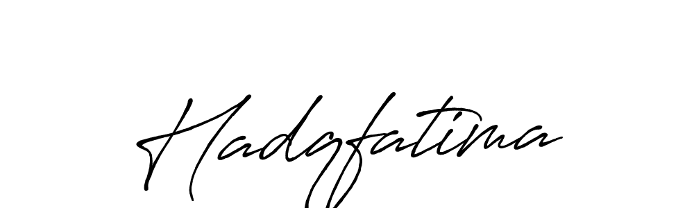 Hadqfatima stylish signature style. Best Handwritten Sign (Antro_Vectra_Bolder) for my name. Handwritten Signature Collection Ideas for my name Hadqfatima. Hadqfatima signature style 7 images and pictures png