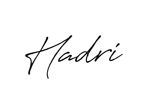How to make Hadri signature? Antro_Vectra_Bolder is a professional autograph style. Create handwritten signature for Hadri name. Hadri signature style 7 images and pictures png