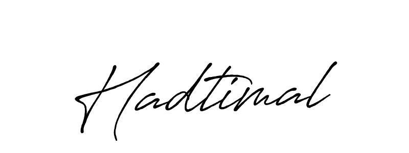 Use a signature maker to create a handwritten signature online. With this signature software, you can design (Antro_Vectra_Bolder) your own signature for name Hadtimal. Hadtimal signature style 7 images and pictures png