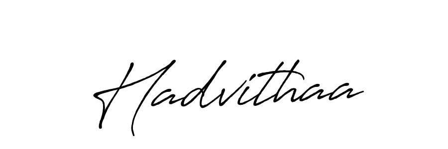 Hadvithaa stylish signature style. Best Handwritten Sign (Antro_Vectra_Bolder) for my name. Handwritten Signature Collection Ideas for my name Hadvithaa. Hadvithaa signature style 7 images and pictures png