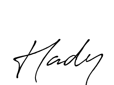You should practise on your own different ways (Antro_Vectra_Bolder) to write your name (Hady) in signature. don't let someone else do it for you. Hady signature style 7 images and pictures png
