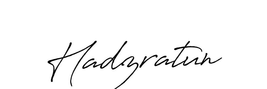 You should practise on your own different ways (Antro_Vectra_Bolder) to write your name (Hadzratun) in signature. don't let someone else do it for you. Hadzratun signature style 7 images and pictures png