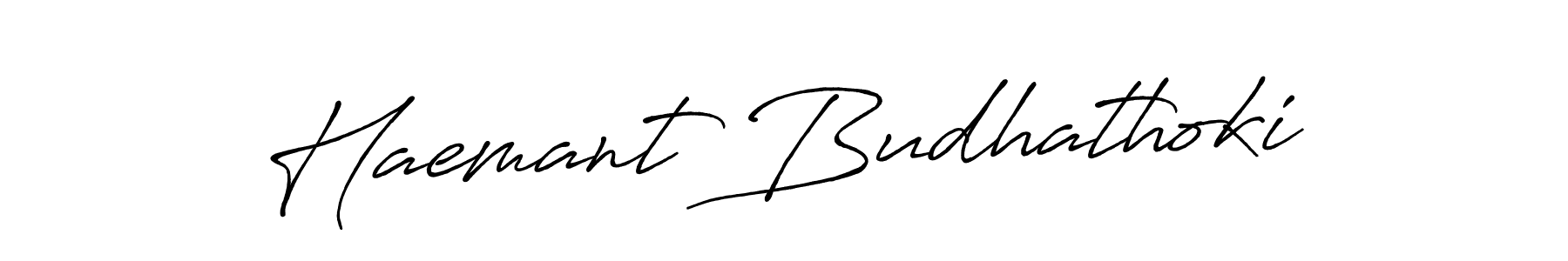 This is the best signature style for the Haemant Budhathoki name. Also you like these signature font (Antro_Vectra_Bolder). Mix name signature. Haemant Budhathoki signature style 7 images and pictures png