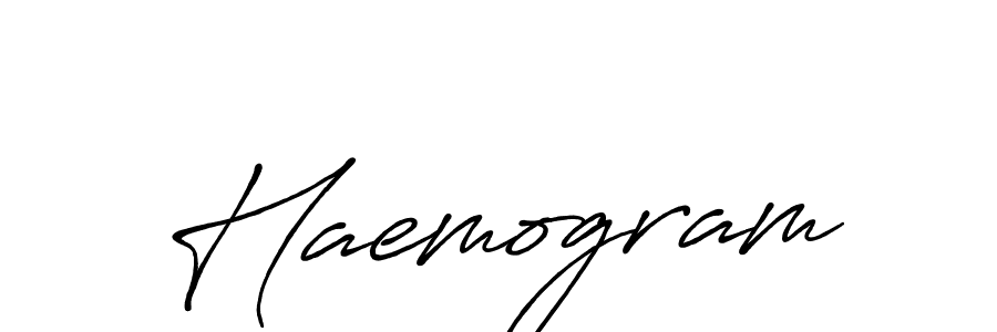 You should practise on your own different ways (Antro_Vectra_Bolder) to write your name (Haemogram) in signature. don't let someone else do it for you. Haemogram signature style 7 images and pictures png