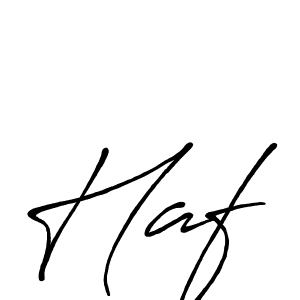 Also we have Haf name is the best signature style. Create professional handwritten signature collection using Antro_Vectra_Bolder autograph style. Haf signature style 7 images and pictures png