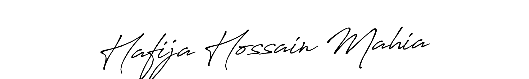 Hafija Hossain Mahia stylish signature style. Best Handwritten Sign (Antro_Vectra_Bolder) for my name. Handwritten Signature Collection Ideas for my name Hafija Hossain Mahia. Hafija Hossain Mahia signature style 7 images and pictures png