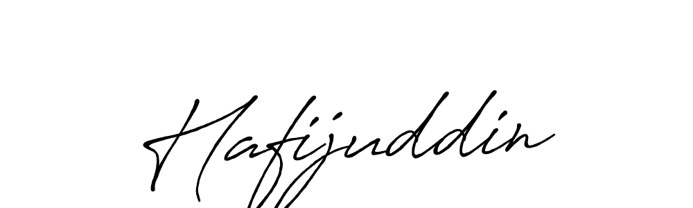 How to make Hafijuddin name signature. Use Antro_Vectra_Bolder style for creating short signs online. This is the latest handwritten sign. Hafijuddin signature style 7 images and pictures png