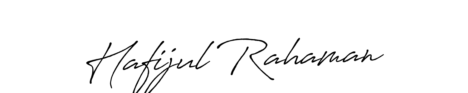 Design your own signature with our free online signature maker. With this signature software, you can create a handwritten (Antro_Vectra_Bolder) signature for name Hafijul Rahaman. Hafijul Rahaman signature style 7 images and pictures png