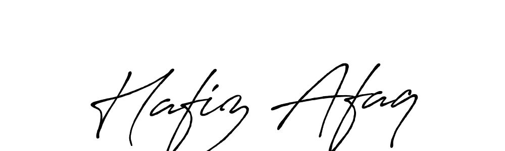 Make a beautiful signature design for name Hafiz Afaq. With this signature (Antro_Vectra_Bolder) style, you can create a handwritten signature for free. Hafiz Afaq signature style 7 images and pictures png