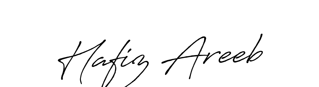 Hafiz Areeb stylish signature style. Best Handwritten Sign (Antro_Vectra_Bolder) for my name. Handwritten Signature Collection Ideas for my name Hafiz Areeb. Hafiz Areeb signature style 7 images and pictures png